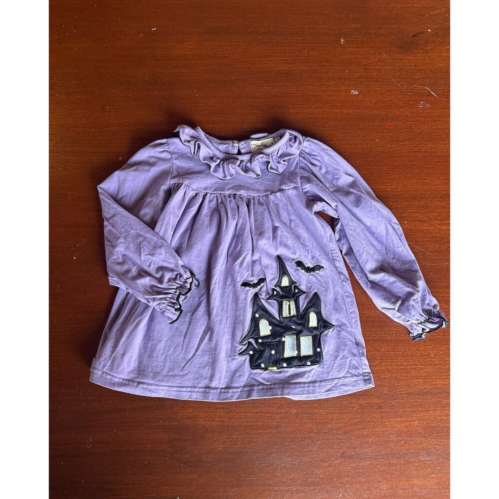 MARIE NICOLE boutique haunted house halloween toddler dress top